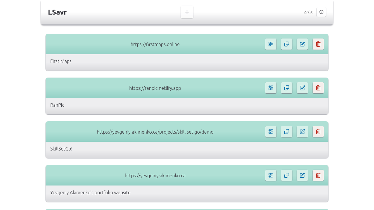 LSavr screenshot